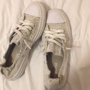 Lace Slip On Converse